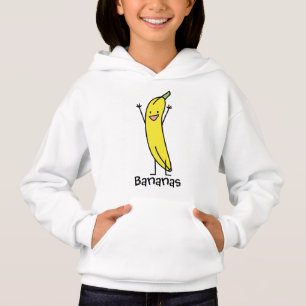 Banane qui sourit, fixant et détendant
