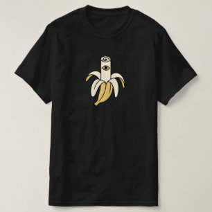 Banane surréaliste avec oeil - Mini Tshirt Unisex