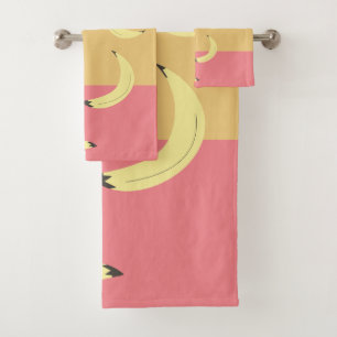 Bananes Rétro Formes Colorées