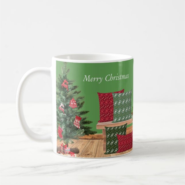 Banc cosy Joyeux Mug de Noël (Gauche)