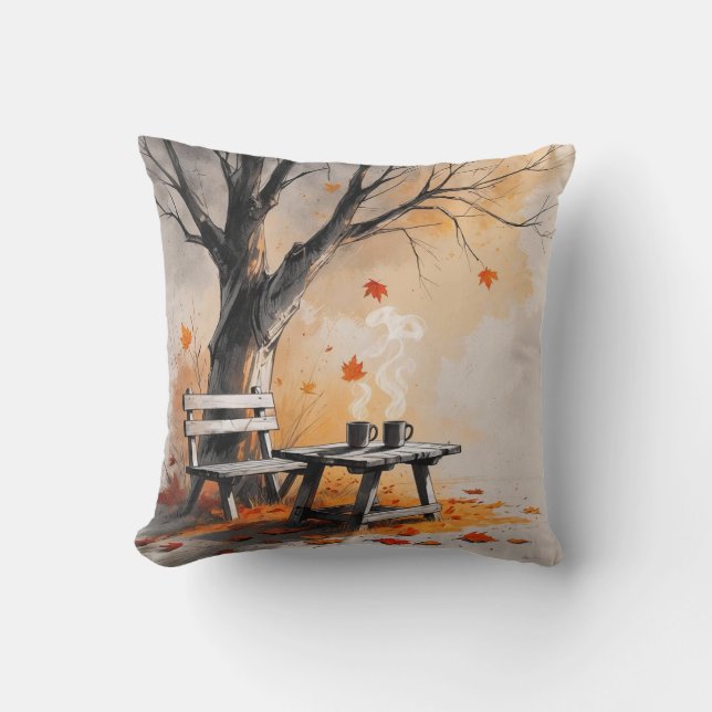 Banc d'automne sous Coussin d'arbre (Recto)