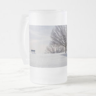 Banc De La Neige Couverte Hill Gelée Mug