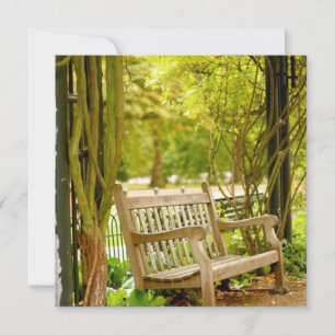 Banc du parc d'automne