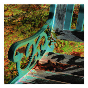 "Banc Vert" Une Numériquement photo modifiée et mo