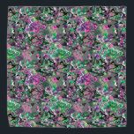 Bandana<br><div class="desc">Abstrait,  créatif,  moderne motif,  populaire,  jeune,  élégant,  daub,  gris,  rose,  vert,  couleurs mixtes,  multicolores abstraits</div>
