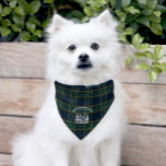 Bandana Animal de compagnie Tartan Cabine personnalisé<br><div class="desc">Célébrez l'amour de votre animal pour l'extérieur avec ce Cabine de bille Rustique personnalisé Tartan Pet Bandana! Doté d'une charmante illustration de cabine en rondins dessinée à la main contre un arrière - plan écossais douillet, ce bandana personnalisé ajoute un charme rustique à tout ami en fureur. Customisez-le avec le...</div>