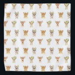 BANDANA ANIMAUX DE FÊTE<br><div class="desc">MOTIF ANIMAL DE FÊTE DE LA CONCEPTION GRAPHIQUE D'AFFAIRES MONKEY.</div>