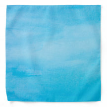 Aquarelle peinte à la main bleue