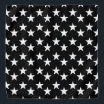 Bandana Bandana, Motif des étoiles noires et blanches<br><div class="desc">Ce joli bandana est l'accessoire parfait pour vous,  votre enfant ou votre chien préféré.</div>