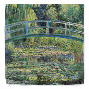 Bandana Claude Monet - Etang Lily et Pont Japonais
