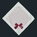 Bandana Coeurs Bourgogne & Bow Nom de l'animal de compagni<br><div class="desc">Une belle teinte de vert, officiellement nommée licence poétique. J'ai utilisé une licence poétique et ajouté des coeurs bordeaux, fini avec une ceinture merlot bordeaux... et personnalisé avec le nom de votre animal. Vous pouvez modifier la couleur de l'Arrière - plan et le style, la taille et la couleur du...</div>