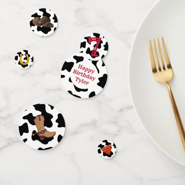 Bandana Cowboy Party Confetti Table Decor (Groupe)