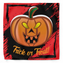 Bandana de citrouille d'Halloween