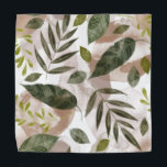 Bandana Élégant Feuilles de Safari Botanique<br><div class="desc">Élégante végétation tropicale</div>