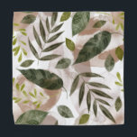 Bandana Élégant Feuilles de Safari Botanique<br><div class="desc">Élégante végétation tropicale</div>
