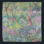 Bandana Garden à Giverny by Claude Monet<br><div class="desc">Claude Monet - Garden à Giverny. Beautiful impressionism painting of a garden in Giverny by Claude Monet.</div>