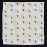 Bandana Ginko<br><div class="desc">Feuilles Ginko,  peut être customisé ! Pensez à ajuster la couleur arrière - plan à votre goût.</div>
