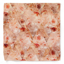 Grunge motif floral. Arrière - plan de corail.