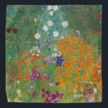 Bandana Gustav Klimt - Jardin des fleurs<br><div class="desc">Jardin aux fleurs - Gustav Klimt en 1905-1907</div>