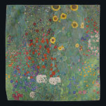 Bandana Jardin agricole Tournesols par Gustav Klimt Peintu<br><div class="desc">Chef-d'oeuvre de l'Imperial Austrian Painter Gustav Klimt : Jardin agricole avec tournesols</div>