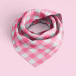 Bandana Joli rose En vichy Motif<br><div class="desc">Motif tendance et chic en vichy dames chic.</div>
