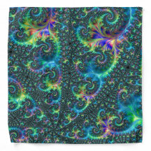 Joyau coloré Tone fractal Spiral Abstrait Art