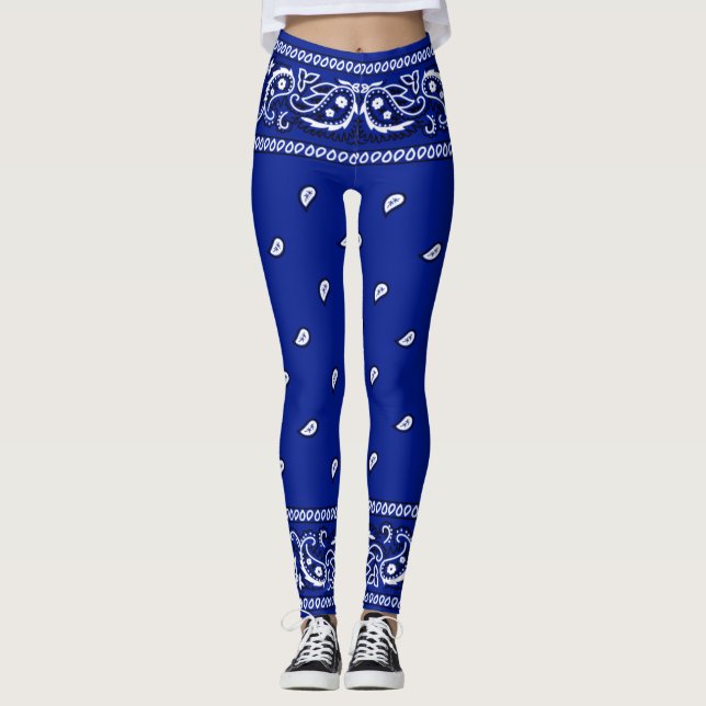 Bandana L.A. Leggings bleus (Devant)