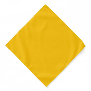 Bandana Large uni jaune