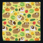 Bandana Les Cochons De Guinée Et Leurs Traitements<br><div class="desc">De mignons cobayes et leurs friandises.</div>