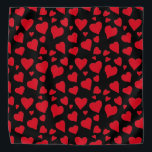 Bandana Les Coeurs rouges du Motif noir<br><div class="desc">Montrez à votre animal de compagnie beaucoup d'amour avec ce Bandana Motif d'Art Cute Red Hearts Black Pet. Il est conçu avec un arrière - plan noir et vous pouvez customiser à la couleur préférée de votre animal de compagnie. Vous pouvez habiller votre chien ou votre chat avec le bandana...</div>