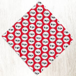 Bandana Logo Motif Entreprise Promotion Marque Rouge<br><div class="desc">Ajoutez votre propre logo à ce simple motif de carrelage pour un produit promotionnel pour votre entreprise. Portez-les vous-même, donnez-les à votre chien, à votre personnel et à vos employés dans le cadre de leur uniforme, ou à vos clients, clients et animaux de compagnie. Idéal pour les salons professionnels et...</div>
