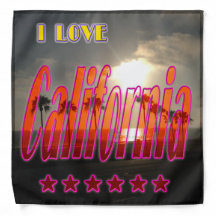 Bandana "Lovely California 3"