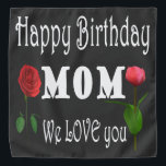 Bandana Meilleur Maman Birthday Design Halstuch<br><div class="desc">Wonderful cute birthday design for your lovely mama</div>
