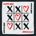 Bandana Mignonne Tic Tac Toe Nom personnalisé Valentines J<br><div class="desc">Simple Wavy Graphics Be Mine Valentine Pet Bandana - Accessoire sur le thème de l'amour pour votre bien-aimé Furry Friend Description : Montrez à votre animal un peu d'amour cette Saint-Valentin avec notre "Simple Wavy Graphics Be Mine Valentine Pet Bandana." Cet accessoire de charme est la façon parfaite de célébrer...</div>