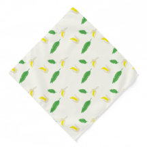 Motif de banane pelée à feuilles tropicales