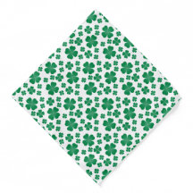 Motif de fermeture à quatre feuilles vert