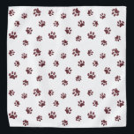 Bandana Motif rose Gold Parties scintillant Empreintes de<br><div class="desc">Montrez combien vous aimez les animaux avec ce mignon bandana à motif empreinte de patte à parties scintillant d'or rose. Parie que votre animal de compagnie aura l'air adorable le porter aussi!</div>
