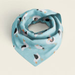 Bandana Mouettes amusantes sur Motif Arrière - plan bleu<br><div class="desc">Mouettes amusantes sur Motif Arrière - plan bleu</div>