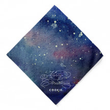 Nom personnalisable Cute Navy Bleu Joyeux Noël