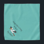 Bandana Nouvelle grande soeur et Turquoise cigogne<br><div class="desc">Turquoise bandana, avec un mignon, drôle, faire-part texte... Devinez qui va être une grande soeur ? Parce que votre animal fait aussi partie de la famille ! Parfait pour votre annonce d'un nouvel animal de compagnie ou bébé! La couleur arrière - plan est personnalisable à n'importe quelle couleur que vous...</div>