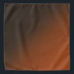 Bandana Ombre De Dégradé De Rouille Brown Et Orange Sombre<br><div class="desc">Ce dégradé de couleurs est composé de tons chauds de brun foncé,  presque noir qui s'estompe à une couleur rouille orange. Idéal si vous recherchez des tons neutres ou des mélanges de couleurs chaudes. Utilisez-le comme mouchoir,  carré de poche ou nacelle mignonne,  votre imagination peut prendre autant d'endroits!</div>