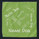Bandana Personnalisez ce modèle, NOM PET,<br><div class="desc">Bonjour client, vous pouvez intervenir sur les écrits de ce produit et le customiser à votre goût. L'insertion du nom ou du numéro de téléphone dans le collier peut être utile en coque de perte de votre chien ou chat. Pour faire ce regard sur le côté droit de ce post...</div>