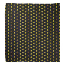Petit Croyez Big Sunflower sur Noir