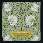 Bandana Pimpernel Design par William Morris<br><div class="desc">Design floral complexe de William Morris,  nature inspirée de la campagne,  jardins,  fleurs et plantes. Eléments classiques</div>
