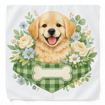 Bandana pour chien personnalisé | Nom de l'animal