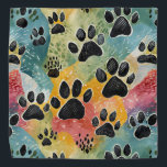 Bandana pour votre animal<br><div class="desc">Donnez à votre animal un peu d'amour avec un nouveau bandana,  avec des empreintes de pattes abstraits</div>