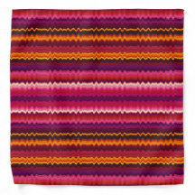 Purple et Orange Glitch Stripes Cool Psychedélique