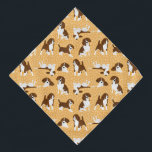 Bandana race de chien beagle - orange<br><div class="desc">race de chien beagle - orange</div>