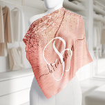 Bandana Rose Gold brossé Parties scintillant métallique No<br><div class="desc">Personnalisez facilement ce design chic et branché de bandana avec une jolie parties scintillant brillante en or rose sur un arrière - plan métallique brossé en or rose.</div>