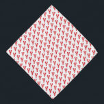 Bandana Rouge Homard Motif Plage côtière Ocean Pet<br><div class="desc">Motif de homard rouge sur arrière - plan blanc. Peut ajouter du texte facultatif. Idéal pour N'IMPORTE QUEL événement côtier, Pet Bandana, homard, Plage party, Réunion du Maine, thème de la fête, Voyage souvenir. Coloré, Humeur, Amusant. Mélangez et faites correspondre des collections entières de homard / préppy / Party Supply...</div>